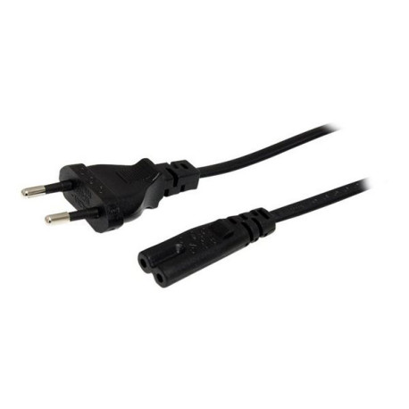 StarTech.com Cavo di Alimentazione per Notebook da 2m- Cavo Elettrico AC da Spina UE a C7 2,5A-250V, 18AWG, Cavo di Ricambio pe