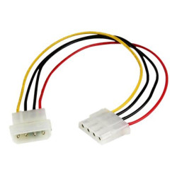 StarTech.com Cavo di estensione di alimentazione LP4 da 30 cm - M/F - Prolunga Molex 4Pin - Cavo di alimentazione LP4 (LP4POWEX