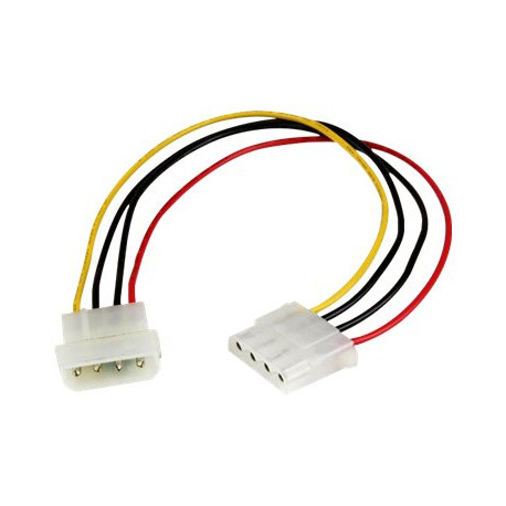 StarTech.com Cavo di estensione di alimentazione LP4 da 30 cm - M/F - Prolunga Molex 4Pin - Cavo di alimentazione LP4 (LP4POWEX