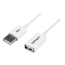 StarTech.com Cavo di prolunga USB 2.0 da 2 m A ad A - M/F, colore bianco - Prolunga USB - USB (F) a USB (M) - USB 2.0 - 2 m - s