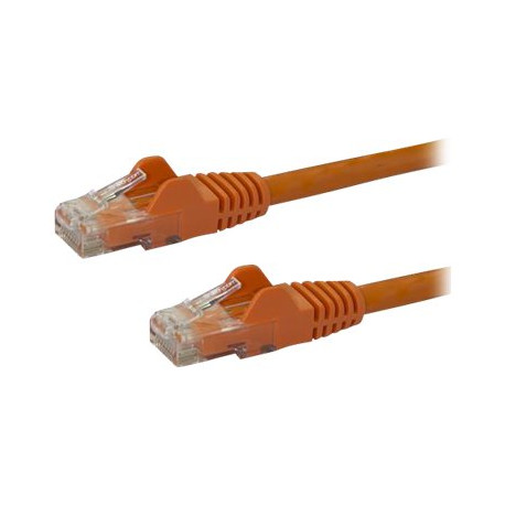 StarTech.com Cavo di Rete Arancio da 0,5m Cat6 UTP Ethernet Gigabit RJ45 Antigroviglio - 50cm - Cavo di rete - RJ-45 (M) a RJ-4