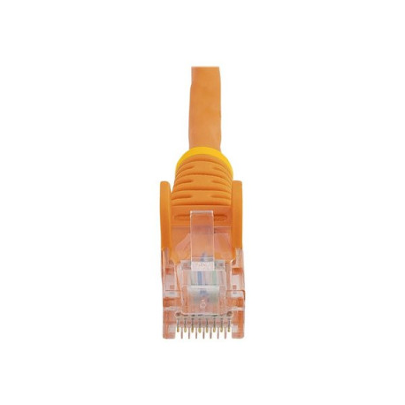 StarTech.com Cavo di rete CAT 5e - Cavo Patch Ethernet RJ45 UTP Arancio da 3m  antigroviglio - Cavo RJ45 M/M Cat 5e (45PAT3MOR)