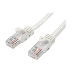 StarTech.com Cavo di rete CAT 5e - Cavo Patch Ethernet RJ45 UTP Bianco da 3m  antigroviglio - Cavo RJ45 M/M Cat 5e (45PAT3MWH) 