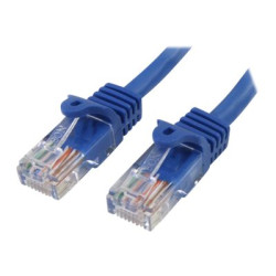 StarTech.com Cavo di rete CAT 5e - Cavo Patch Ethernet RJ45 UTP Blu da 1m  antigroviglio - Cavo RJ45 M/M Cat 5e (45PAT1MBL) - C