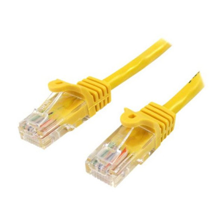 StarTech.com Cavo di rete CAT 5e - Cavo Patch Ethernet RJ45 UTP Giallo da 2m  antigroviglio - Cavo RJ45 M/M Cat 5e (45PAT2MYL) 