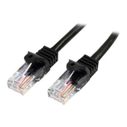 StarTech.com Cavo di rete CAT 5e - Cavo Patch Ethernet RJ45 UTP Nero da 2m  antigroviglio - Cavo RJ45 M/M Cat 5e (45PAT2MBK) - 