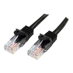 StarTech.com Cavo di rete CAT 5e - Cavo Patch Ethernet RJ45 UTP Nero da 3m  antigroviglio - Cavo RJ45 M/M Cat 5e (45PAT3MBK) - 