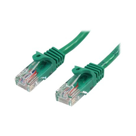 StarTech.com Cavo di rete CAT 5e - Cavo Patch Ethernet RJ45 UTP Verde da 1m  antigroviglio - Cavo RJ45 M/M Cat 5e (45PAT1MGN) -