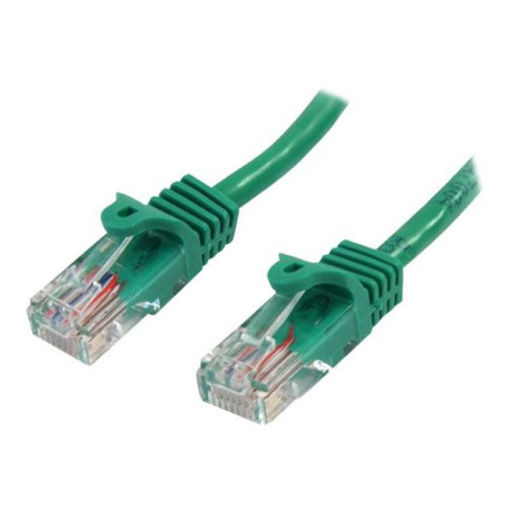 StarTech.com Cavo di rete CAT 5e - Cavo Patch Ethernet RJ45 UTP Verde da 3m  antigroviglio - Cavo RJ45 M/M Cat 5e (45PAT3MGN) -