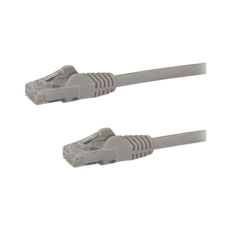 StarTech.com Cavo di rete CAT 6 - Cavo Patch Ethernet RJ45 UTP Grigio da 10m antigroviglio - cavo gigabit categoria 6 - Cavo pa