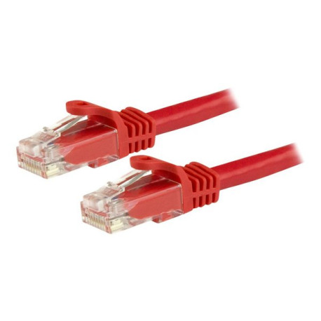 StarTech.com Cavo di rete CAT 6 - Cavo Patch Ethernet RJ45 UTP rosso da 1m antigroviglio - cavo gigabit categoria 6 - Cavo patc