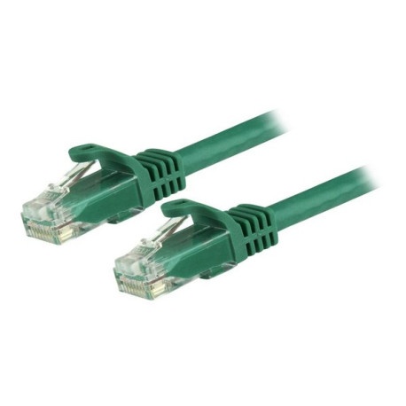 StarTech.com Cavo di rete CAT 6 - Cavo Patch Ethernet RJ45 UTP verde da 3m antigroviglio - cavo gigabit categoria 6 - Cavo patc