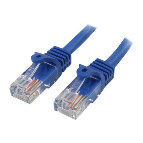 StarTech.com Cavo di rete CAT5e - Cavo Patch Ethernet RJ45 UTP blu da 5m antigroviglio - Cavo patch - RJ-45 (M) a RJ-45 (M) - 5