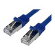 StarTech.com Cavo di rete Cat6 Ethernet Gigabit - Cavo Patch RJ45 SFTP da 50 cm - Blu - Cavo patch - RJ-45 (M) a RJ-45 (M) - 50