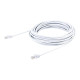 StarTech.com Cavo di Rete da 10m Bianco Cat5e Ethernet RJ45 Antigroviglio - Cavo Patch Snagless - Cavo patch - RJ-45 (M) a RJ-4