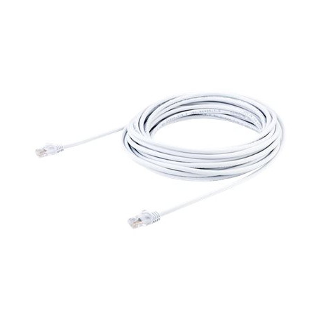 StarTech.com Cavo di Rete da 10m Bianco Cat5e Ethernet RJ45 Antigroviglio - Cavo Patch Snagless - Cavo patch - RJ-45 (M) a RJ-4