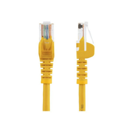 StarTech.com Cavo di Rete da 10m Giallo Cat5e Ethernet RJ45 Antigroviglio - Cavo Patch Snagless - Cavo patch - RJ-45 (M) a RJ-4