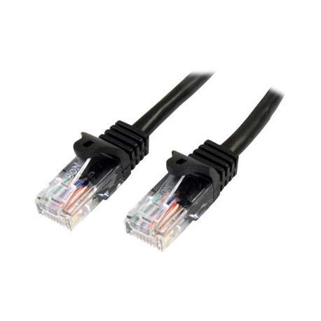 StarTech.com Cavo di Rete da 10m Nero Cat5e Ethernet RJ45 Antigroviglio - Cavo Patch Snagless - Cavo patch - RJ-45 (M) a RJ-45 