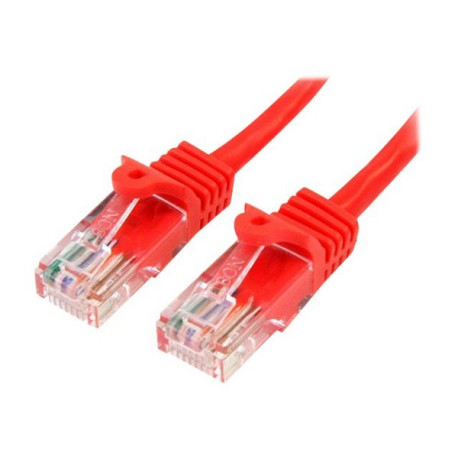 StarTech.com Cavo di Rete da 10m Rosso Cat5e Ethernet RJ45 Antigroviglio - Cavo Patch Snagless (45PAT10MRD) - Cavo patch - RJ-4