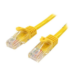 StarTech.com Cavo di Rete da 50cm Giallo Cat5e Ethernet RJ45 Antigroviglio - Cavo Patch Snagless - Cavo patch - RJ-45 (M) a RJ-