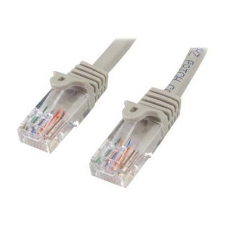 StarTech.com Cavo di Rete da 50cm Grigio Cat5e Ethernet RJ45 Antigroviglio - Cavo Patch Snagless - Cavo patch - RJ-45 (M) a RJ-