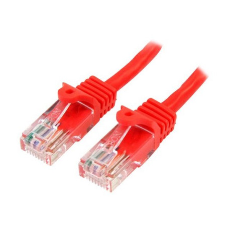 StarTech.com Cavo di Rete da 50cm Rosso Cat5e Ethernet RJ45 Antigroviglio - Cavo Patch Snagless - Cavo patch - RJ-45 (M) a RJ-4