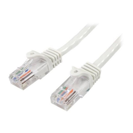 StarTech.com Cavo di Rete da 5m Bianco Cat5e Ethernet RJ45 Antigroviglio - Cavo Patch Snagless - Cavo di rete - RJ-45 (M) a RJ-