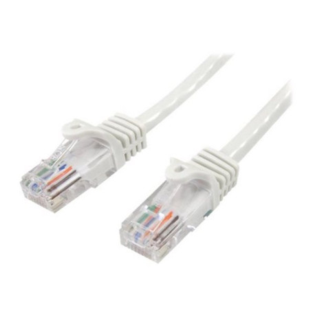 StarTech.com Cavo di Rete da 7m Bianco Cat5e Ethernet RJ45 Antigroviglio - Cavo Patch Snagless (45PAT7MWH) - Cavo patch - RJ-45