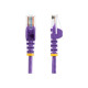 StarTech.com Cavo di Rete da 7m Viola Cat5e Ethernet RJ45 Antigroviglio - Cavo Patch Snagless - Cavo patch - RJ-45 (M) a RJ-45 