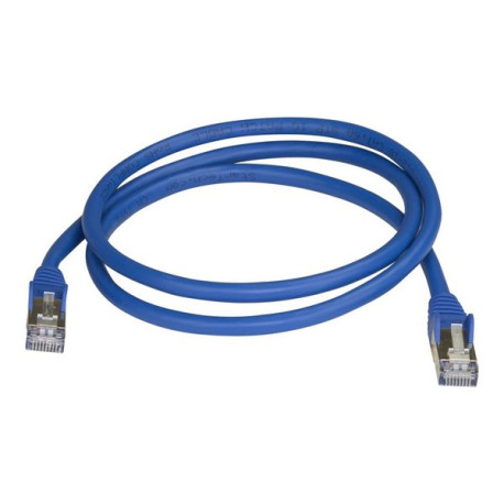 StarTech.com Cavo di Rete Ethernet Cat6a - Cavo Schermato STP da 1m - Cavo RJ45 Antigroviglio - Blu - Cavo patch - RJ-45 (M) a 