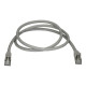 StarTech.com Cavo di Rete Ethernet Cat6a - Cavo Schermato STP da 1m - Cavo RJ45 Antigroviglio - Grigio - Cavo patch - RJ-45 (M)