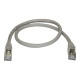 StarTech.com Cavo di Rete Ethernet Cat6a - Cavo Schermato STP da 50cm - Cavo RJ45 Antigroviglio - Grigio - Cavo patch - RJ-45 (