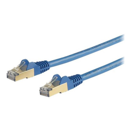 StarTech.com Cavo di rete Ethernet RJ45 CAT6a da 10m - Blu - Cavo in rame - Cavo Network (6ASPAT10MBL) - Cavo patch - RJ-45 (M)