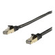 StarTech.com Cavo di rete Ethernet RJ45 CAT6a da 5m - Nero - Cavo in rame - Cavo Network (6ASPAT5MBK) - Cavo patch - RJ-45 (M) 