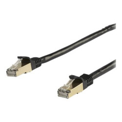 StarTech.com Cavo di rete Ethernet RJ45 CAT6a da 5m - Nero - Cavo in rame - Cavo Network (6ASPAT5MBK) - Cavo patch - RJ-45 (M) 