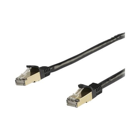 StarTech.com Cavo di rete Ethernet RJ45 CAT6a da 5m - Nero - Cavo in rame - Cavo Network (6ASPAT5MBK) - Cavo patch - RJ-45 (M) 