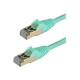 StarTech.com Cavo di rete Ethernet RJ45 CAT6a da 7.5m - Acqua - Cavo in rame - Cavo Network (6ASPAT750CMAQ) - Cavo patch - RJ-4