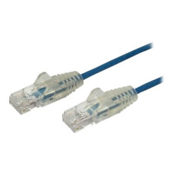 StarTech.com Cavo di Rete Ethernet Snagless CAT6 da 1m - Cavo Patch antigroviglio slim RJ45 - Blu - Cavo patch - RJ-45 (M) a RJ