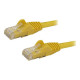 StarTech.com Cavo di Rete Giallo da 0,5m Cat6 UTP Ethernet Gigabit RJ45 Antigroviglio - 50cm - Cavo di rete - RJ-45 (M) a RJ-45