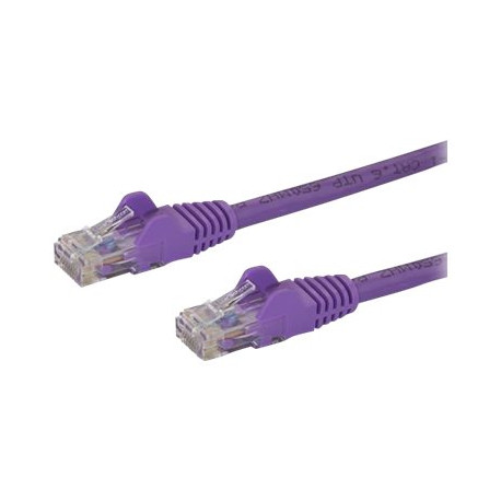 StarTech.com Cavo di Rete Viola da 0,5m Cat6 UTP Ethernet Gigabit RJ45 Antigroviglio - 50cm - Cavo di rete - RJ-45 (M) a RJ-45 