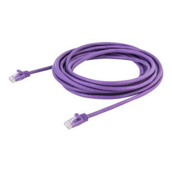 StarTech.com Cavo di Rete Viola da 5m Cat6 UTP Ethernet Gigabit RJ45 Antigroviglio - 5m - Cavo patch - RJ-45 (M) a RJ-45 (M) - 