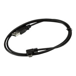 StarTech.com Cavo di ricarica e sincronizzazione micro USB da 1 m - USB-A a Micro B ad angolo destro - M/M - 0,25mm² - Cavo USB