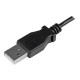 StarTech.com Cavo di ricarica e sincronizzazione micro USB da 1 m - USB-A a Micro B ad angolo sinistro - M/M - 0,25mm² - Cavo U