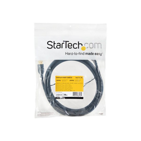 StarTech.com Cavo DisplayPort 1.4 certificato VESA da 4m - 8K 60Hz - Cavo monitor Super HD DP sottile - Cavo video 4K 120Hz (DP