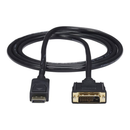 StarTech.com Cavo DisplayPort a DVI di 1,8 m - M/M (DP2DVI2MM6) - Cavo adattatore - DVI-D (M) a DisplayPort (M) - 1.8 m - nero