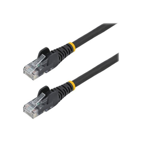 StarTech.com Cavo Ethernet Cat 6 UTP da 3m - Cavo di rete lan Cat6 10 Gigabit 100W PoE LSZH - Cavo patch antigroviglio Nero (N6