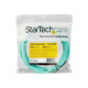 StarTech.com Cavo Fibra Ottica patch Multimodale LC a LC Duplex 50/125 OM4 - 10m - 40/100Gb -Turchese - LSZH (450FBLCLC10) - 10