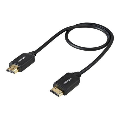 StarTech.com Cavo HDMI ad alta velocità Premium con Ethernet - 4K 60Hz - 0,5 m - Cavo HDMI con Ethernet - HDMI maschio a HDMI m