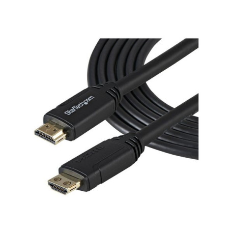 StarTech.com Cavo HDMI High Speed con Ethernet con connettori di bloccaggio 3m - Cavetto video HDMI 2.0 Premium 4K60Hz M/M Nero