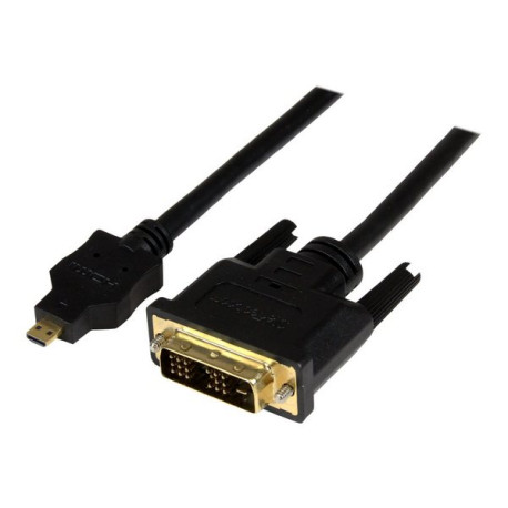 StarTech.com Cavo Micro HDMI a DVI-D 1 m - M/M - Cavo adattatore - DVI-D maschio a micro HDMI maschio - 1 m - schermato - nero